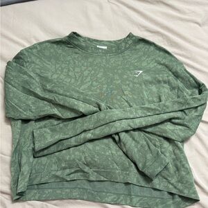 Green Gymshark Sweatshirt
